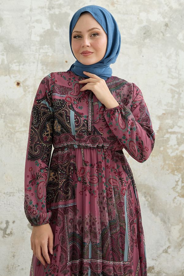 Rose chiffon dress deals