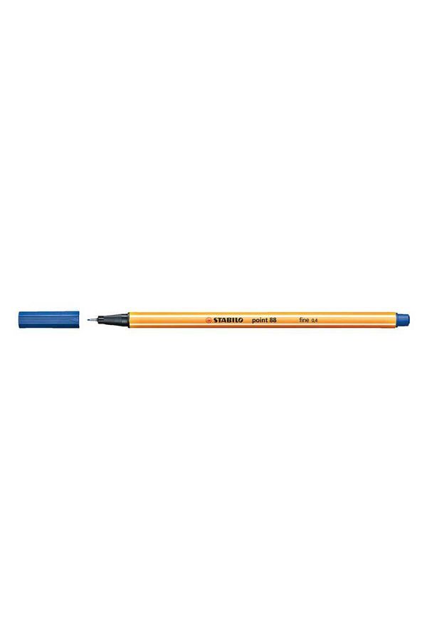 Stabilo-Point 88 0.4 Mm - Blue Pen with Thin Felt Tip (3 Pieces) 1