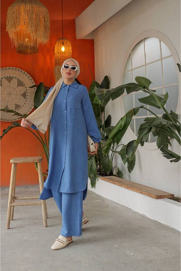 NevaMar Long Tunique Set Trendyol
