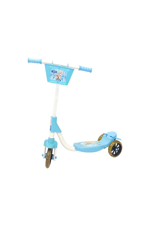 CHUBBY BABY-3 Wheeled Children's Scooter with Basket Turquoise 1
