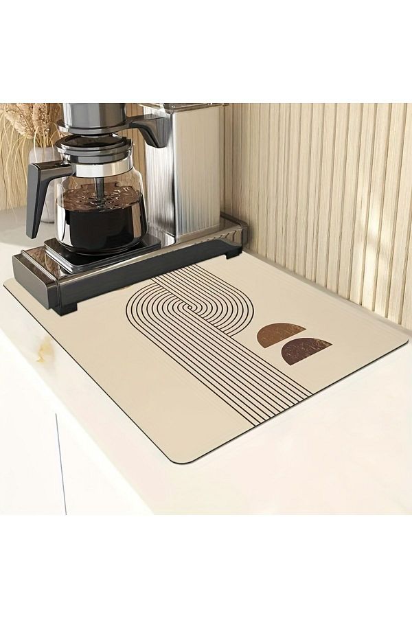 3D ELSE HALI-Ds-08 Model Non-Slip Drying Cloth - Dish Drying Mat, Countertop Cover 1