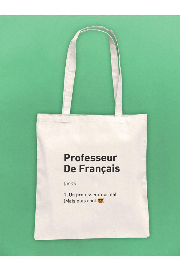 daystore-Profesor de franceză - Geantă de pânză, Seria Profesor 1