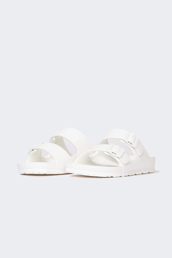 DeFacto-Ανδρικές παντόφλες Eva Flat Sole Double Banded 1