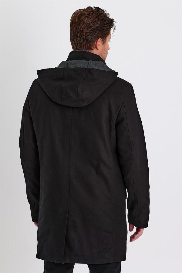 VENA Men s Arnold Black Long Parka Trendyol