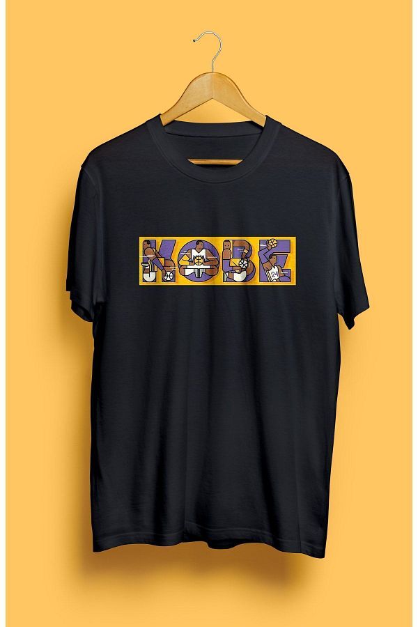 CNSZ STORE Nba Basketball Kobe Bryant Printed Unisex T Shirt Trendyol