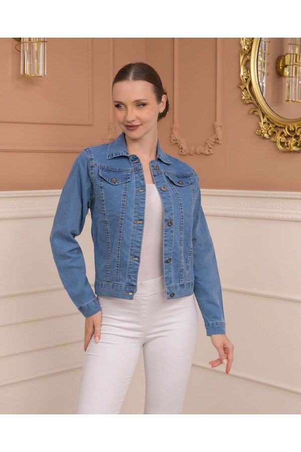 Denim jacket women light blue shop