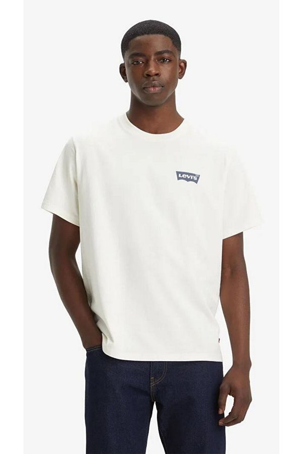 Levis Men s Cream T Shirt Relaxed Fit A2082 0193 Trendyol