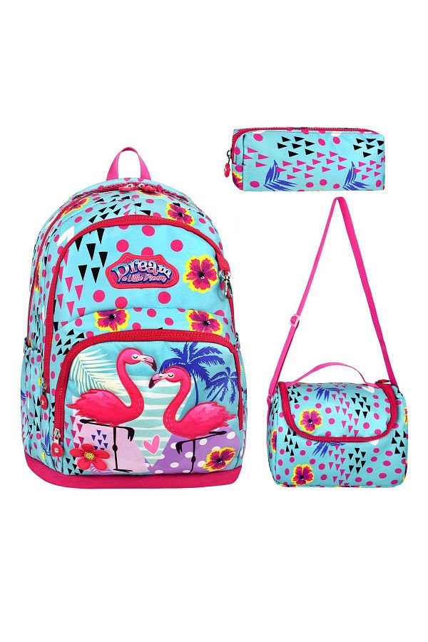 Flamingo school bag best sale