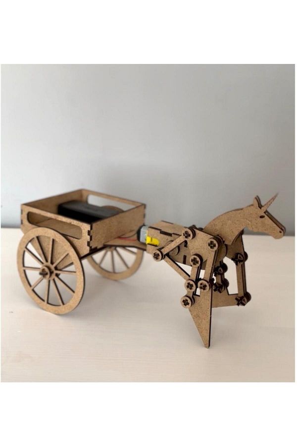 RML-Robomakerlab - Trolley Robot Movable, Wooden Mdf Educational Stem Science Set 1