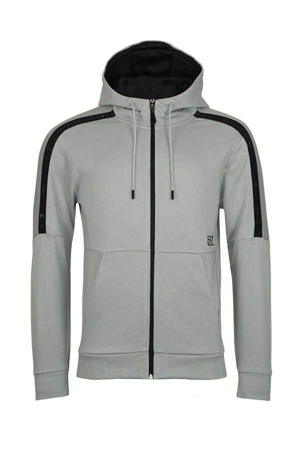EA7-Jacke Logo Serisi Kapuzensweatjacke 1