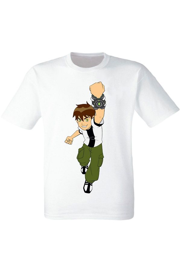 Ben 10-Tricou alb imprimat 1