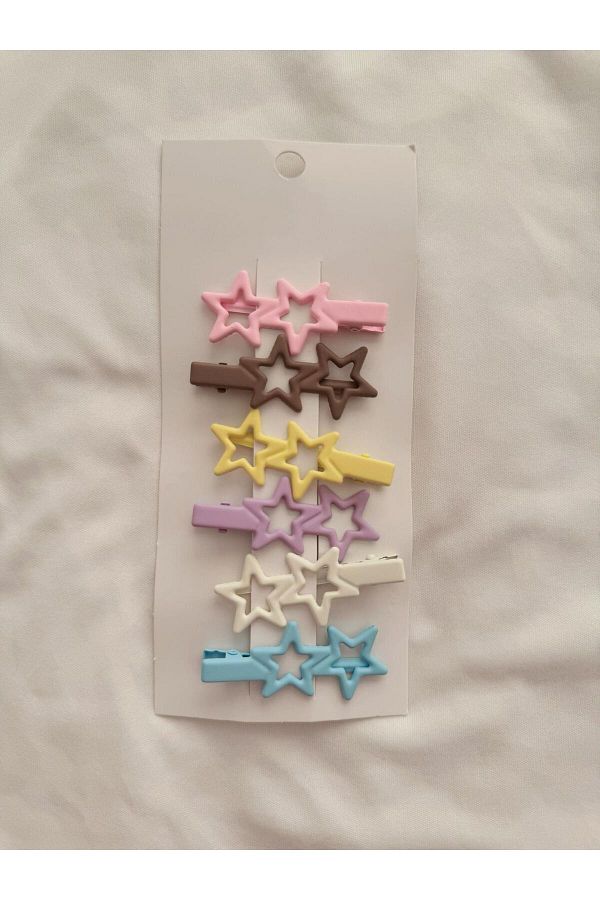 Planet Butik-Set of 6 Colorful Star Side Buckles 1