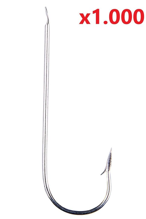 AZİM-Albastar 1304 Model White Cast Hook - With Bag and Lock, Pack of 1000 1