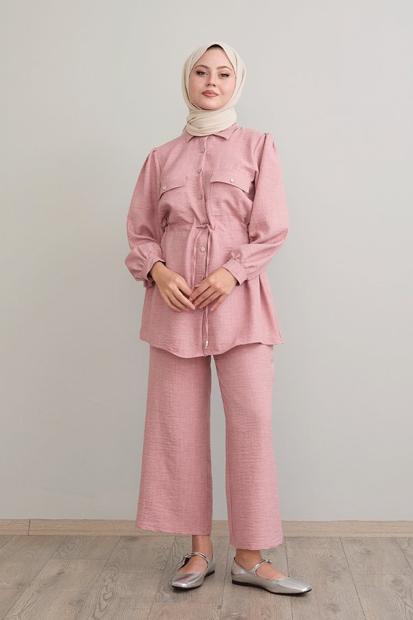 InStyle Powder Linen Set - Tunnel Belt