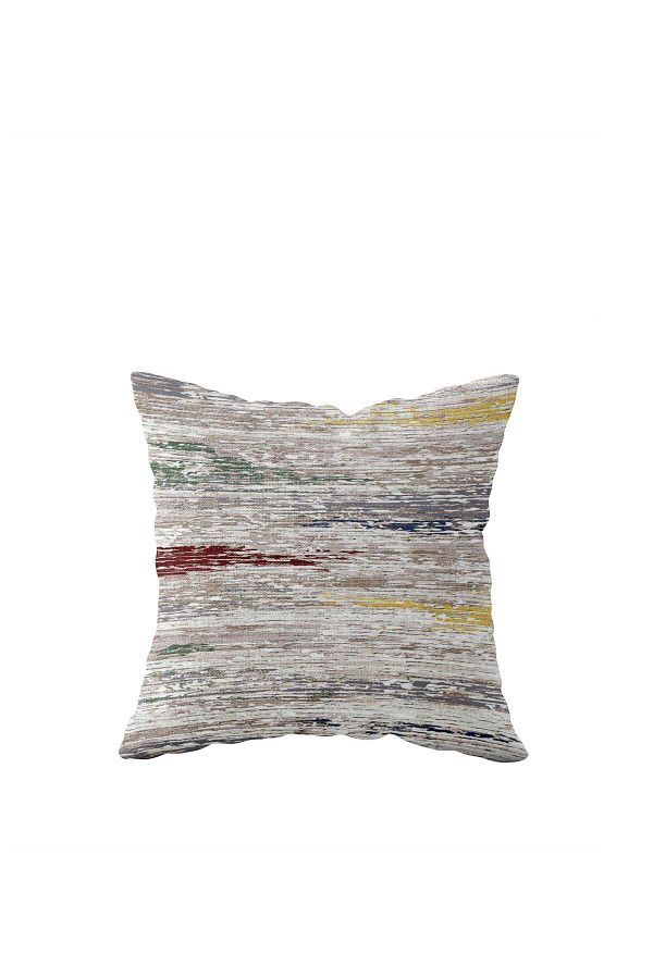 on the clouds-Double Sided Gray Patterned Pillow Case - Hidden Zipper Detail 1