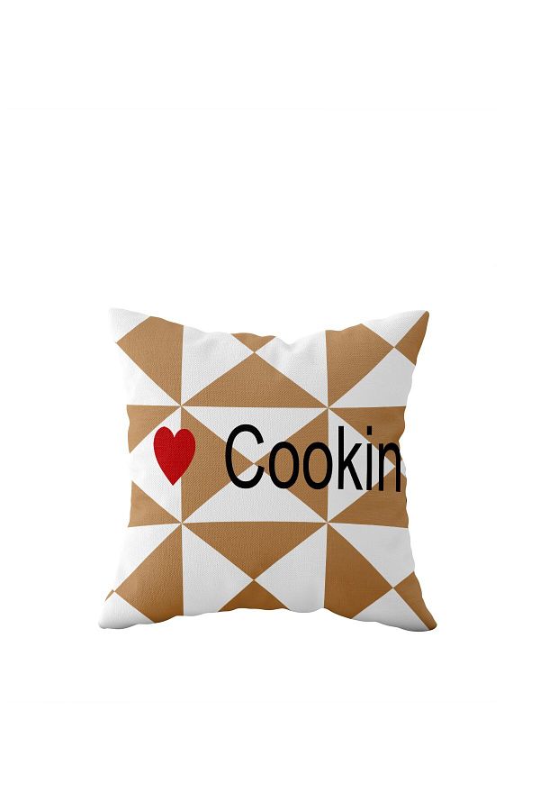 on the clouds-Geometric Pattern Cooking Written Single Side Hidden Zipper Pillowcase Throw Pillow Seat Pillowcase 1