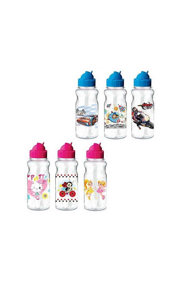 Ticon-Popsy School Flask (500 Ml) Transparent Patterned 1