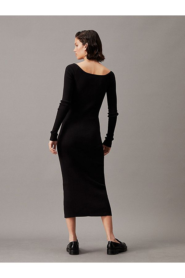 Calvin Klein Button Jumper Dress Trendyol