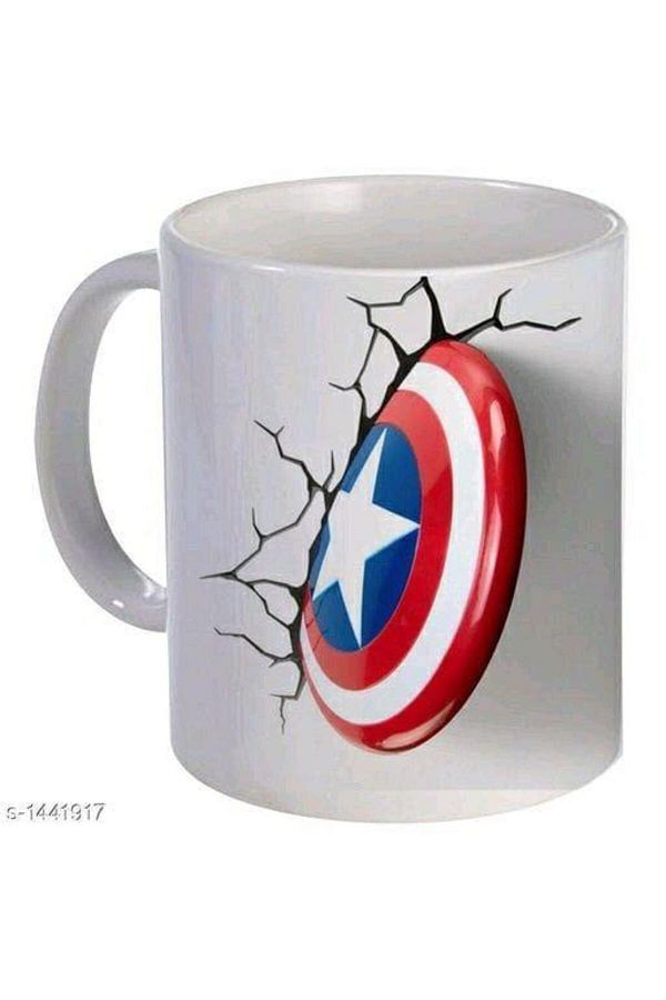Touz Moda-كوب مطبوع عليه Worm Boutique Y2k Captain America 1