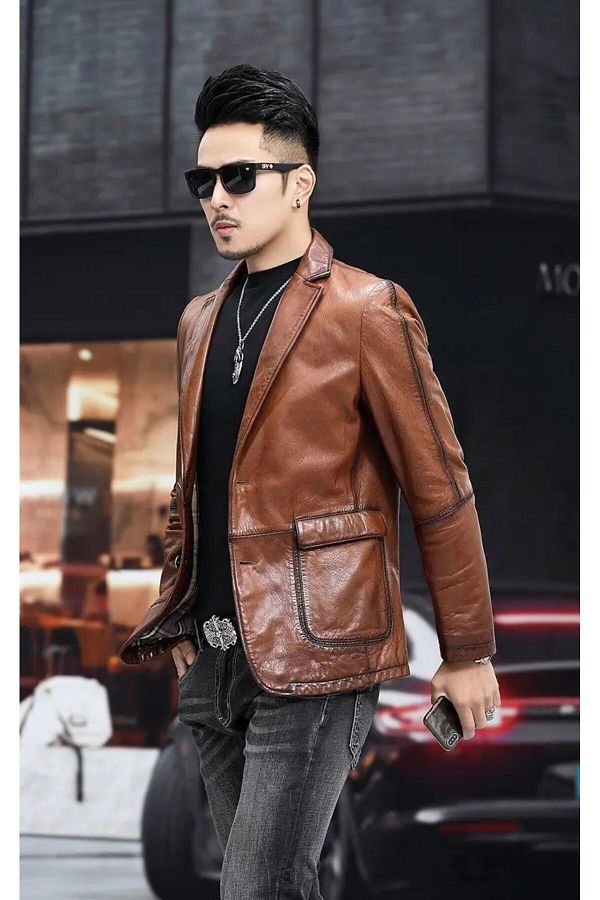 Men slim jacket online