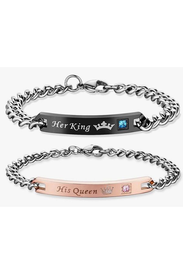 His queen her king bracelet store