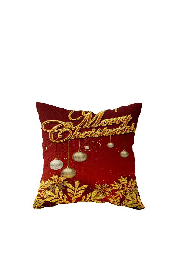 on the clouds-Santa Claus New Year Themed Single Sided Hidden Zippered Pillow Case Throw Pillow Sofa Pillow Case 1