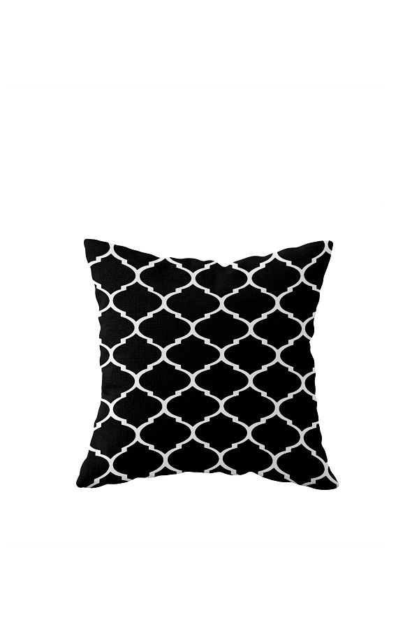 on the clouds-Black Drop Pattern Single Side Hidden Zipper Pillowcase Throw Pillow Sofa Pillowcase 1