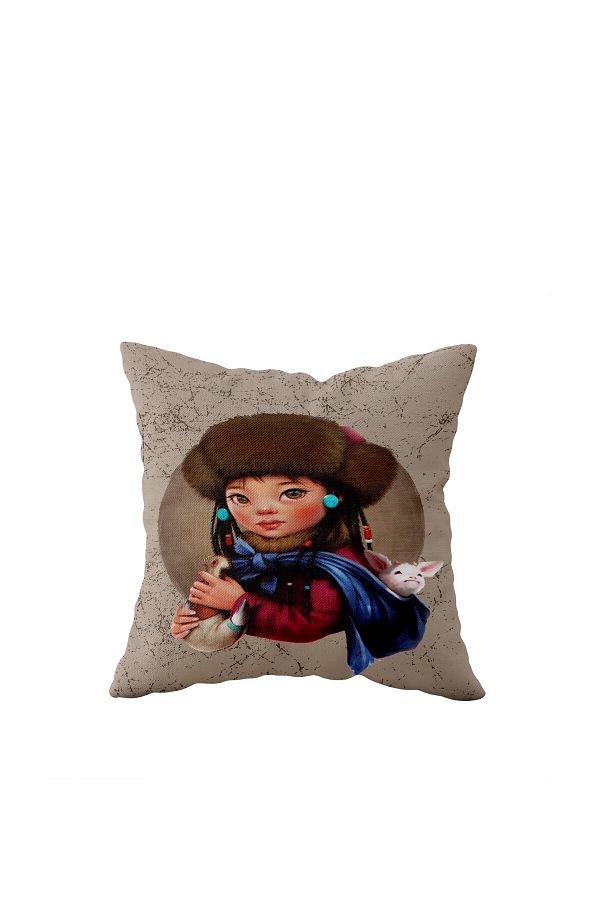 on the clouds-Double Sided Ethnic Patterned Concealed Zippered Throw Pillow Seat Pillow Case 1