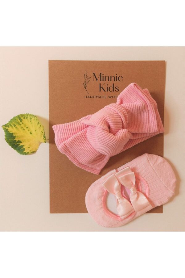 Genel Markalar Kız Çocuk Bebek Ribana Bandana Ve Babet Seti