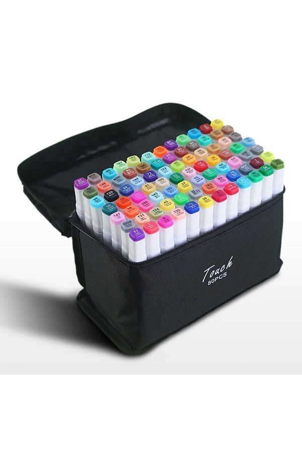TOUCH SKETC-80 Colors Marker Pen Set Double Sided 1
