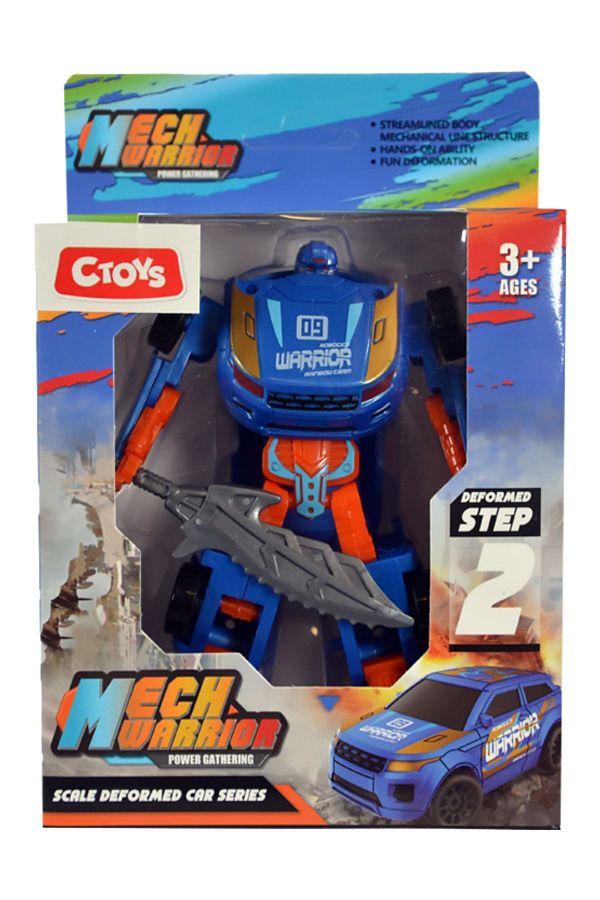 CToys-Orange Blue Ctoy Robot - Transformable Car 1
