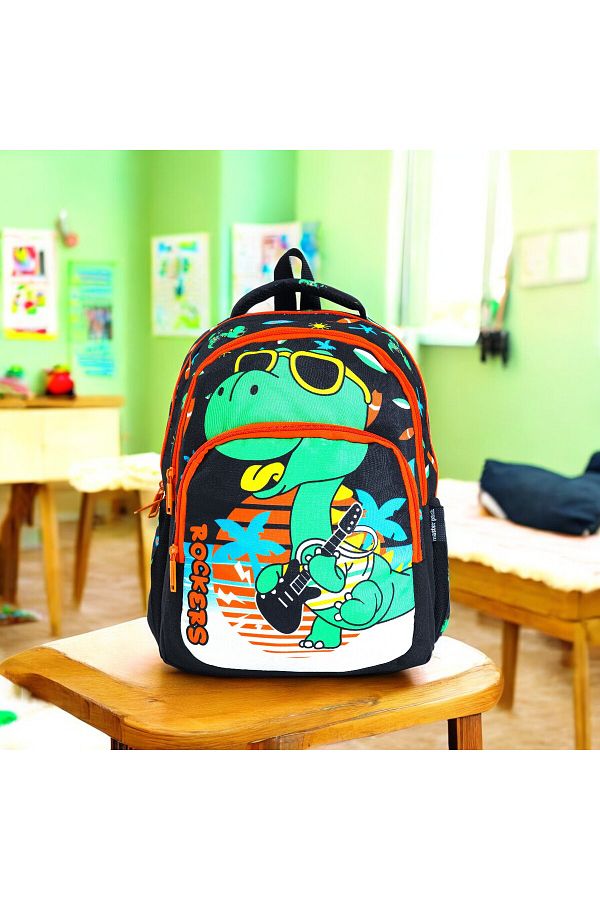 Shopiolog 3 Compartments and Waterproof Primary School Men s Backpack Orthopedic Feeding Trendyol