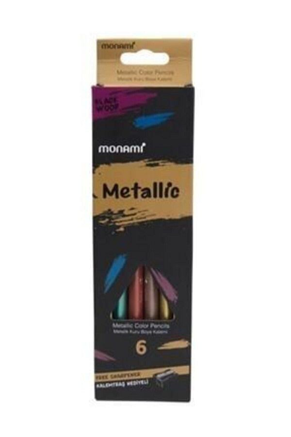 Monami-Metallic Jumbo 6-Piece Dry Paint Set 1