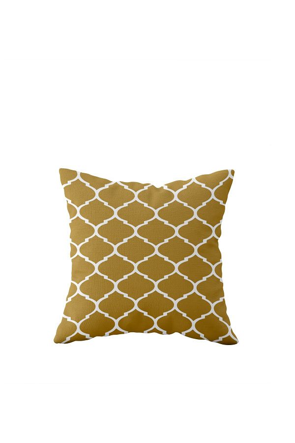 on the clouds-Yellow Drop Pattern Single Side Hidden Zipper Pillow Case Throw Pillow Sofa Pillow Case 1