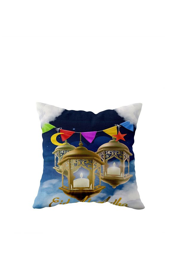 on the clouds-Ramadan Themed Single Sided Hidden Zippered Pillow Case Throw Pillow Sofa Pillow Case 1