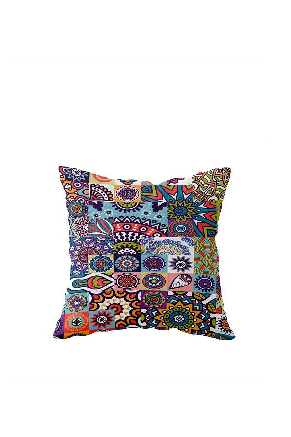 on the clouds-Double Sided Mosaic Patterned Pillowcase - Hidden Zipper, Throw Pillow Sofa 1