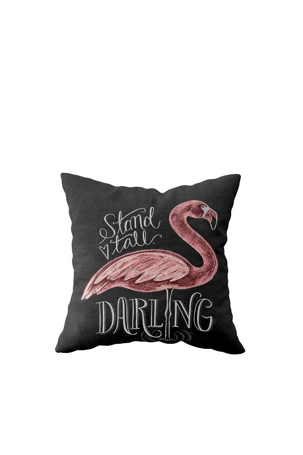 on the clouds-Filamingo Pattern Single Side Hidden Zipper Pillowcase Throw Pillow Sofa Pillow Case 1