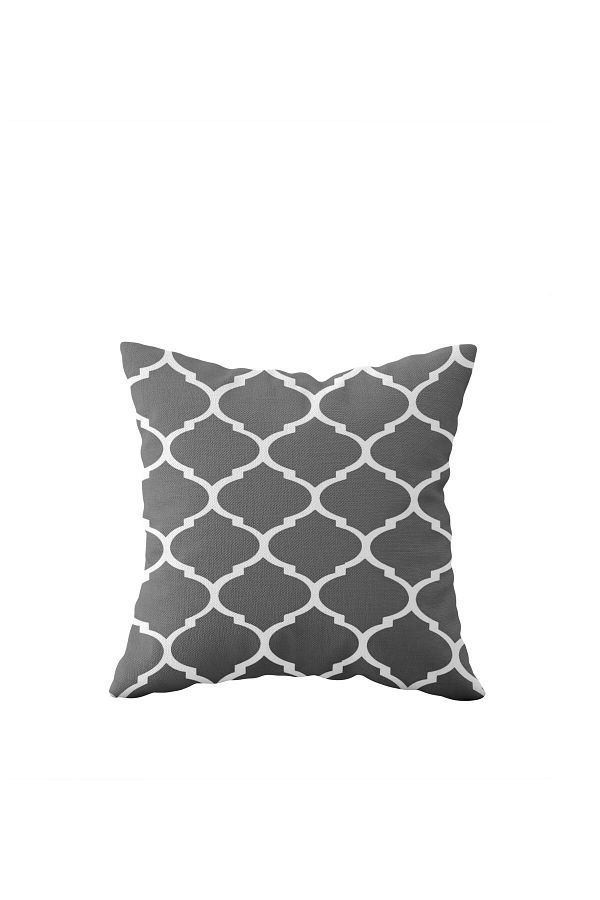 on the clouds-Gray Drop Pattern Single Side Hidden Zipper Pillowcase Throw Pillow Sofa Pillowcase 1
