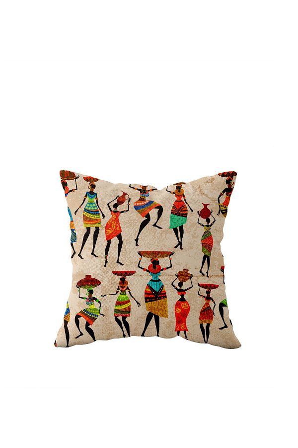 on the clouds-Black African Patterned Single Side Hidden Zipper Pillow Case Throw Pillow Sofa Pillow Case 1