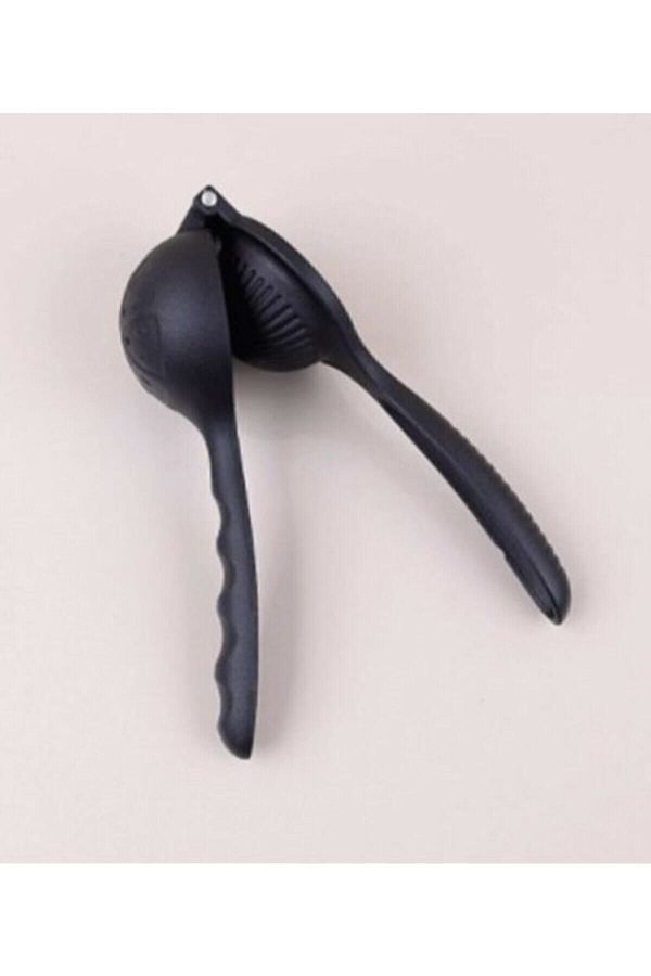 Chefstar-Practical Luxury Aluminum Lemon Squeezer with Black Color - Tangerine Juicing Tool with Closure 1