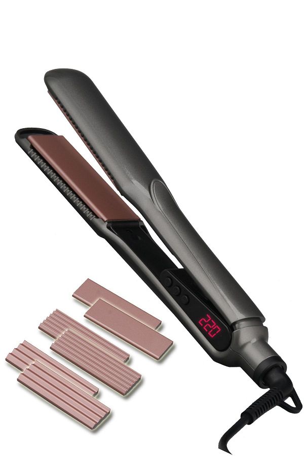 Shibowavy-Hair Toaster and Straightener Machine - 3 Different Plates, Updated New Version 1
