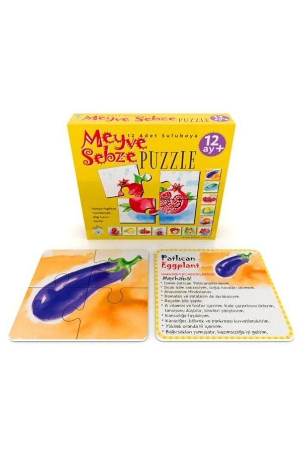 Ayben Yayıncılık-Fruit Vegetable Puzzle 1