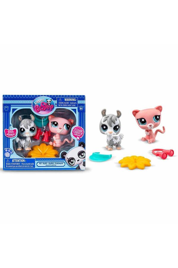 Littlest Pet Shop-Lama and Mouse Minis Set of 2 Figures 1