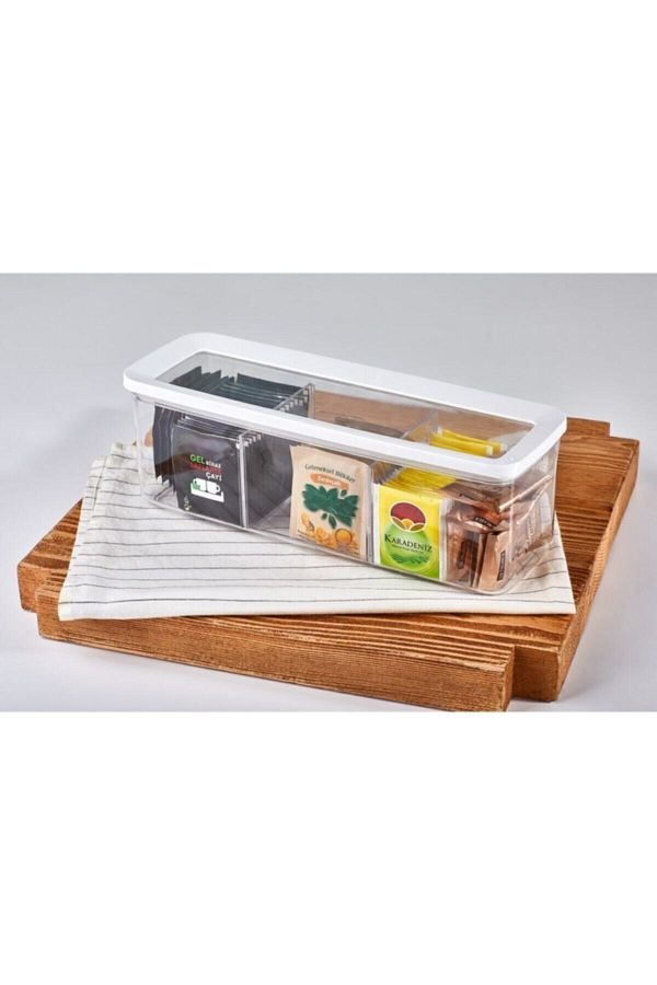 VİP AHMET-Rectangular Storage Container Deep Compartment 2x2500 ml 1