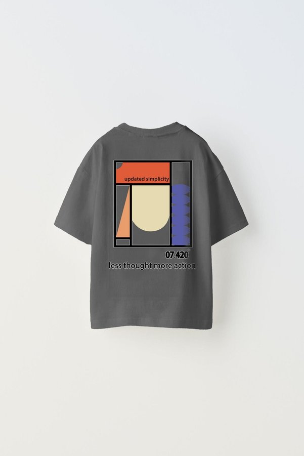 The Champ Clothing Updated Simplicity Written Pattern Design Printed Smoked Kids T-Shirt