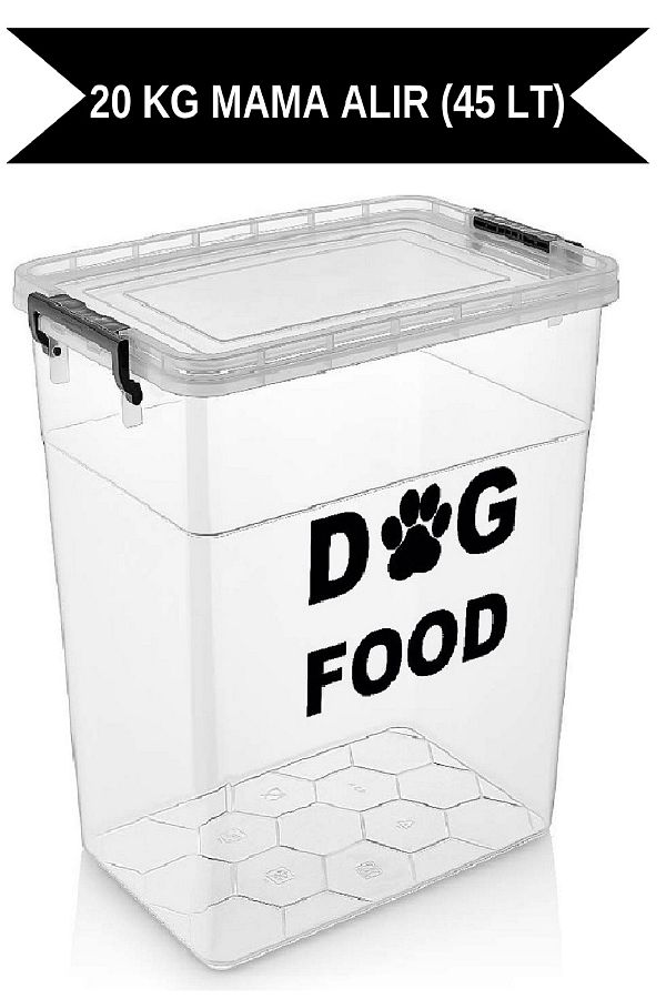 Large dog food storage container top