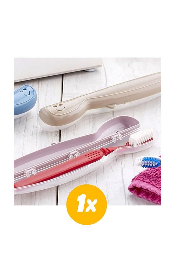ÖzSima-Handheld Backpack Suitcase Hygienic Travel Type Toothbrush Storage Protection Clean Keeping Box 1