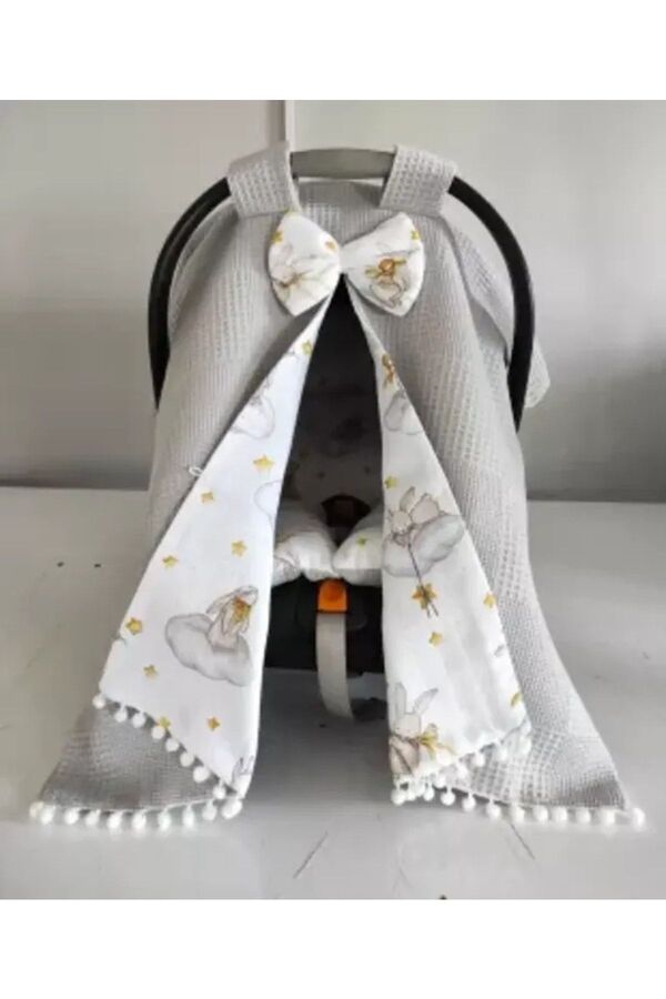 Azra design Puset Örtüsü Ve Puset Minderi(müslin)