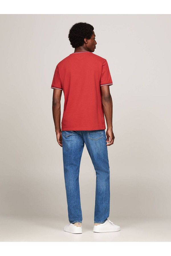T shirt tommy hilfiger rouge homme 2025