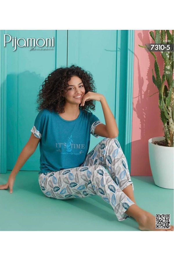 Pijamoni-Women's Pajama Set - Short Sleeve 1